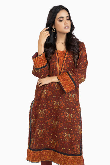 Alkaram FW-39.1-22-Rust Winter Collection 2022 Online Shopping
